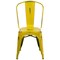 Flash Furniture 33.5" Yellow Contemporary Outdoor Furniture Patio Stackable Chair